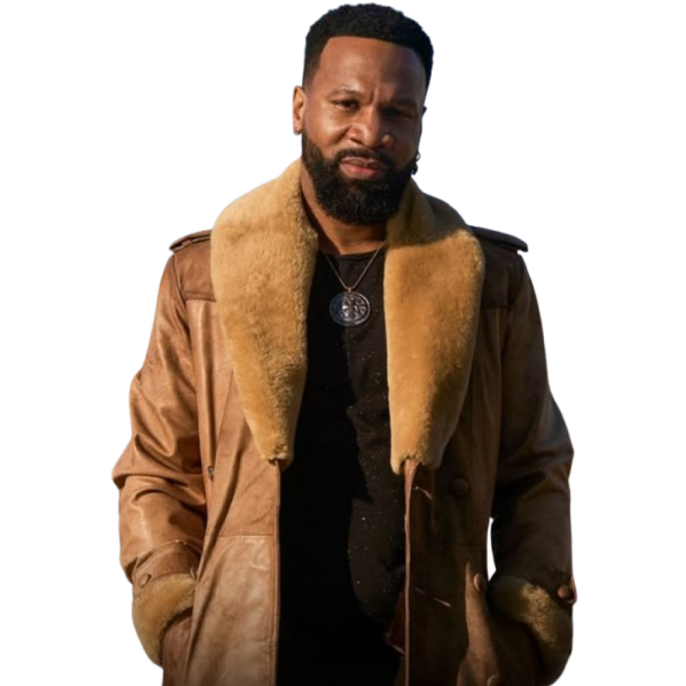 Cross Bobby Trey Brown Shearling Trench Coat | Cross Outfits
